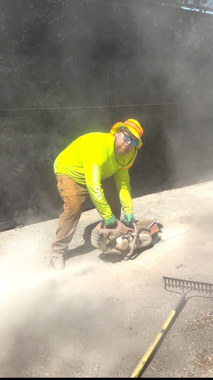 Hammer Surface Solutions equipment on a job