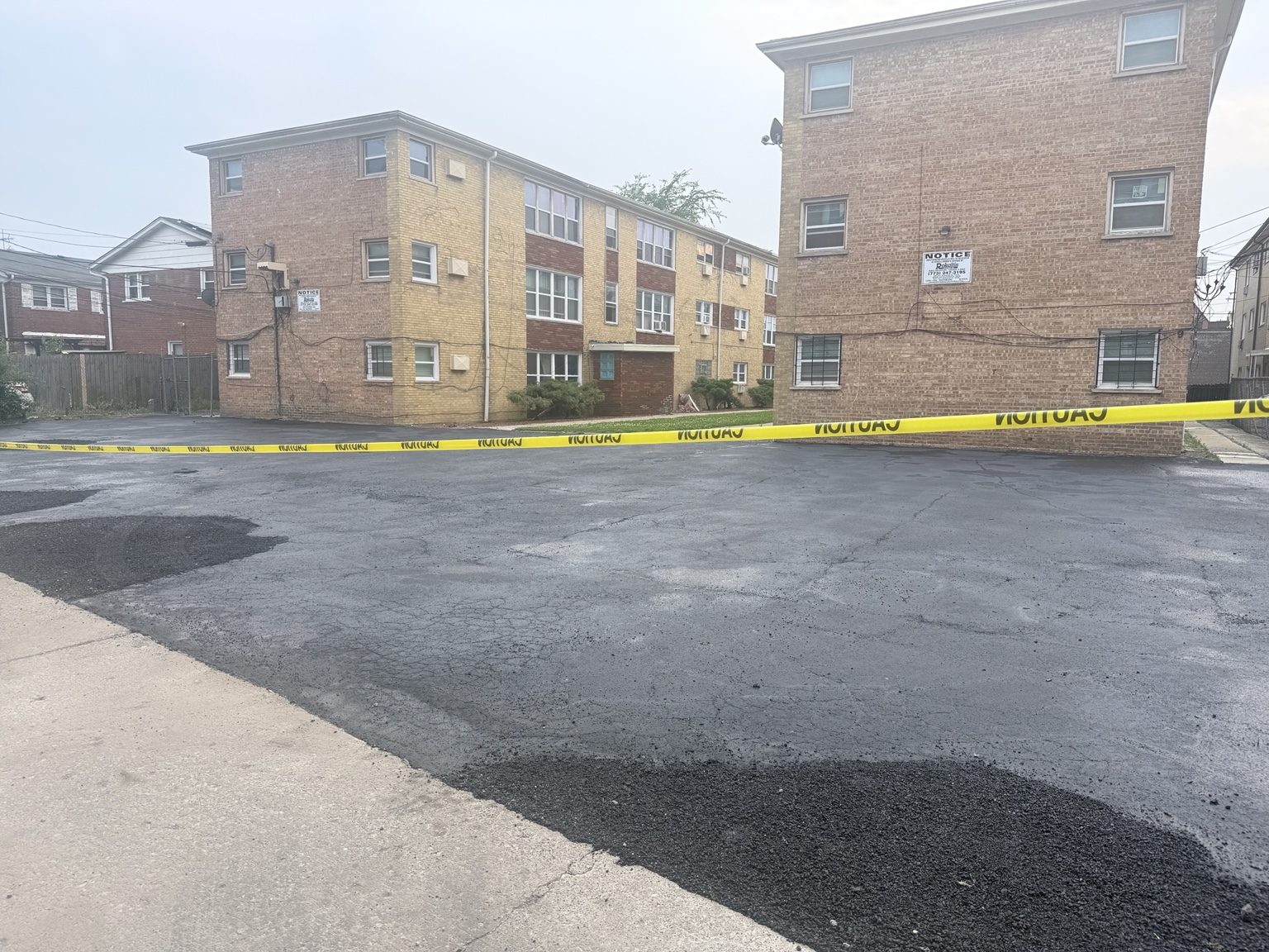 Commercial sealcoating and lot maintenance