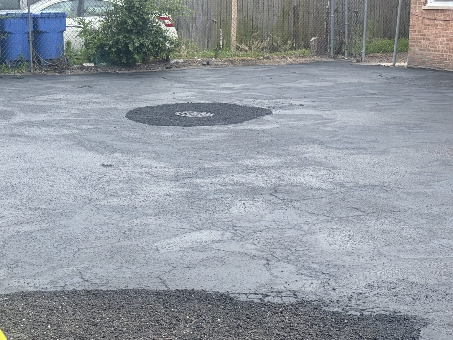 Parking lot striping and markings