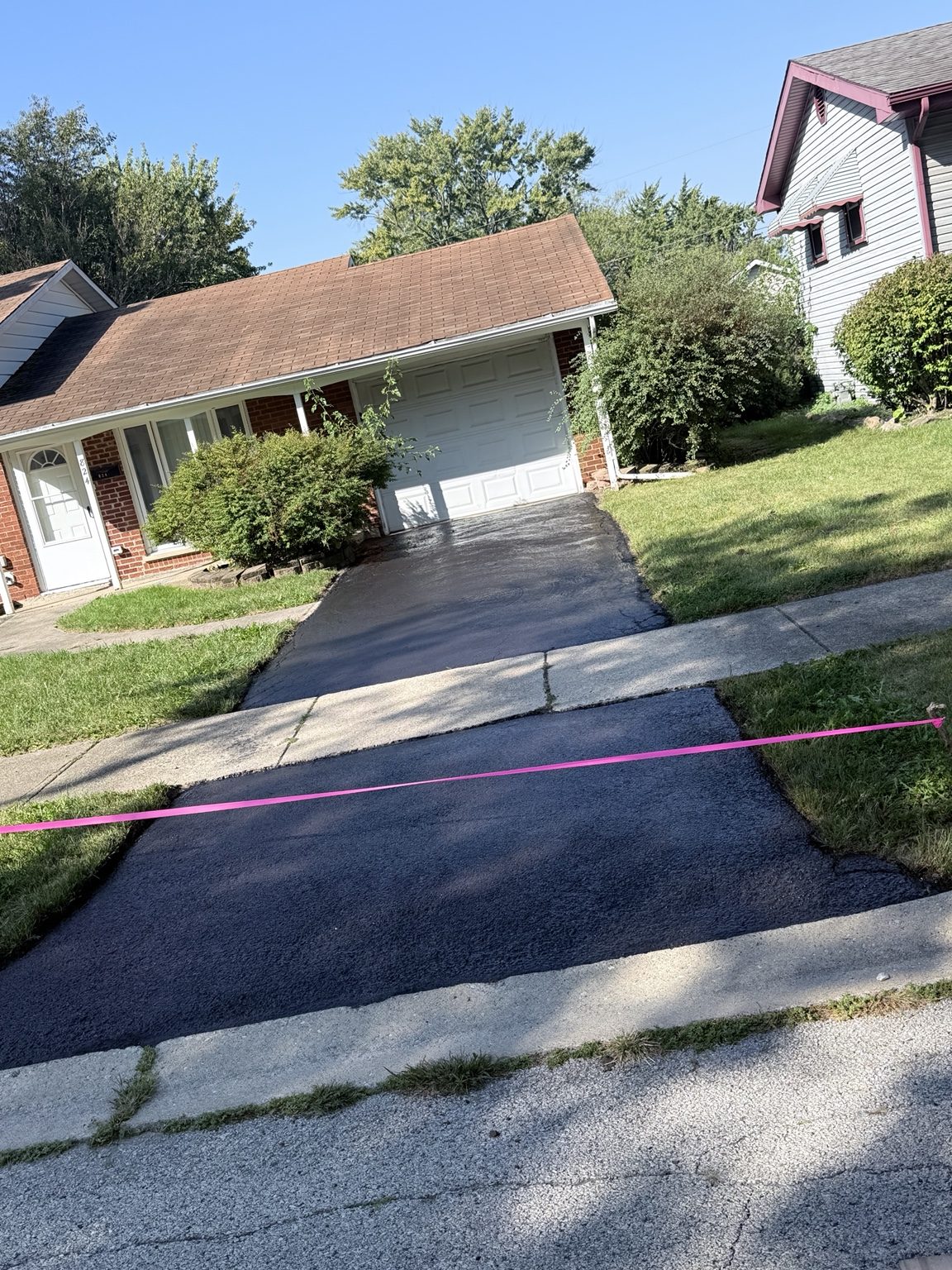 Parking lot striping and markings