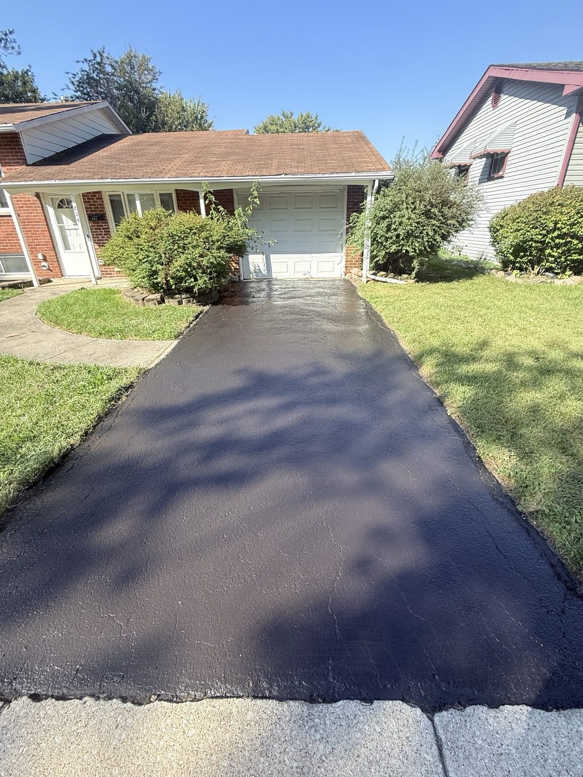 Parking lot striping and markings
